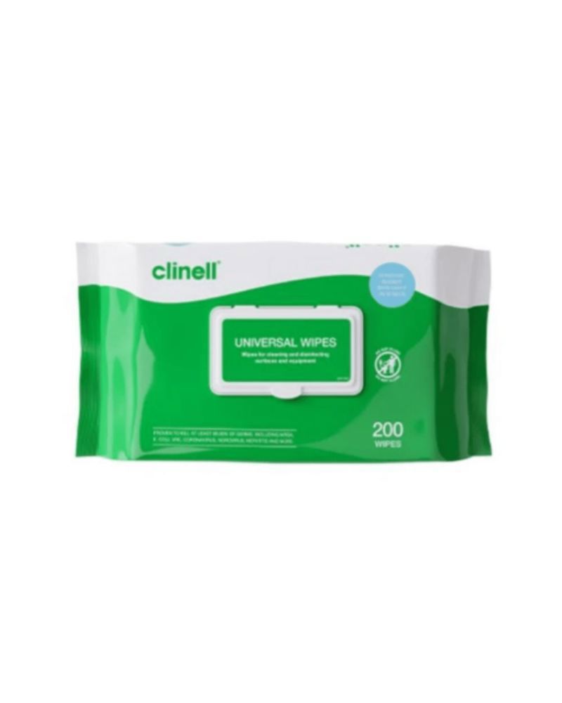 مناديل كلينيل (Clinell) العالمية المعقمة - عبوة 200 منديل