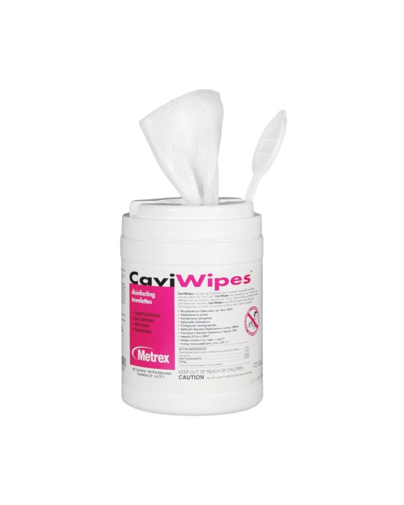 مناديل كافي وايبس (CaviWipes) المعقمة والمطهرة - عبوة 160 منديل.